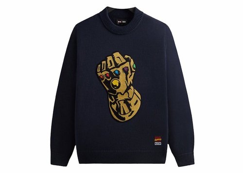 Kith x Marvel Thanos Lewis Crewneck Sweatshirt Sweater - Nocturnal
