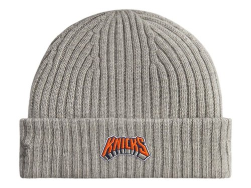 Kith x New York Knicks Archway Beanie - Light Heather Grey