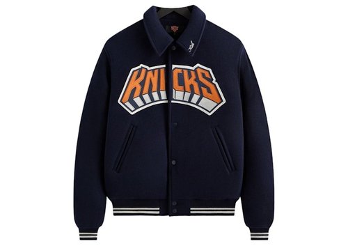Kith x New York Knicks Empire Wool Coaches Jacket - Nocturnal