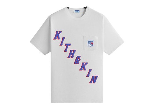 Kith x New York Rangers Kith & Kin Tee Shirt - White