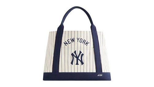 Kith x New York Yankees Pinstripe Tote Bag - Sandrift - KHM040299