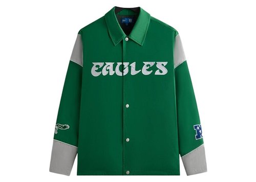 Kith x NFL 47 Eagles Kieran Coaches Jacket - Parrot