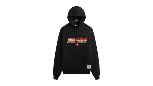 Kith x NFL San Francisco 49ers Vintage Nelson Hoodie - Black