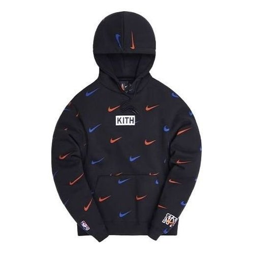 KITH x Nike New York Knicks AOP Hoodie - Black - NKCZ1749-010