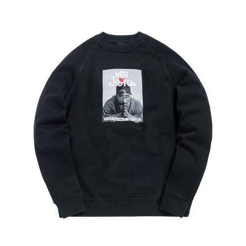 Kith x Poetic Justice Crewneck Sweatshirt - Black