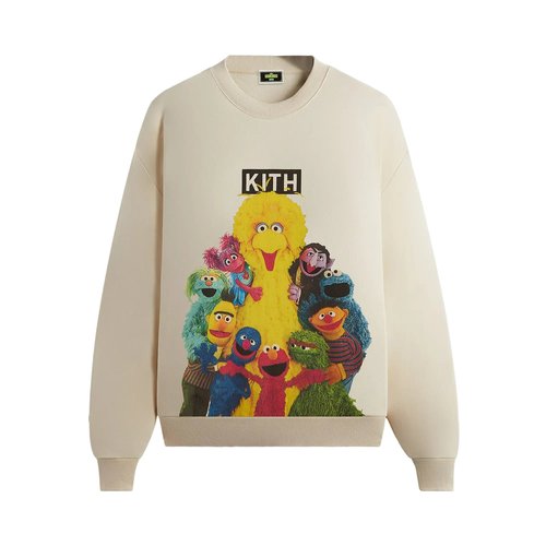 Kith x Sesame Street Group Hug Nelson Crewneck - KHM033068 102