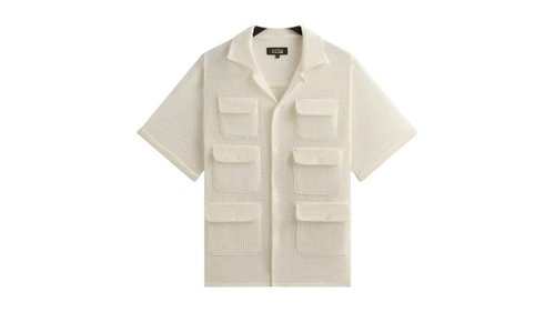 Kith x South2 West8 Columbia 6Pocket Shirt - Sandrift - KHM033098