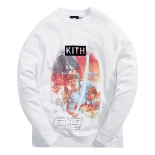 Kith x STAR WARS Empire Crewneck - White/Multi-Color - KHM030209-101