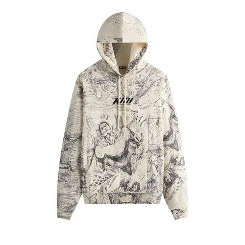Kith x Superman Sketch Nelson Hoodie | Tan | Size L - KHM033892 104