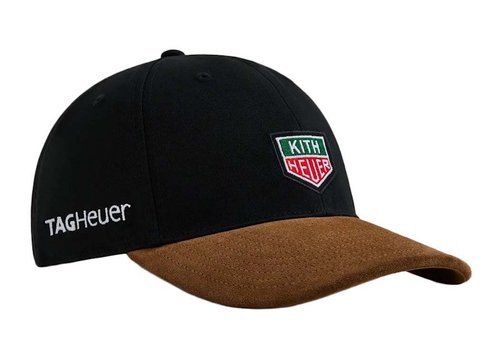 Kith x TAG Heuer Formula 1 Aaron Suede Brim Cap - Black