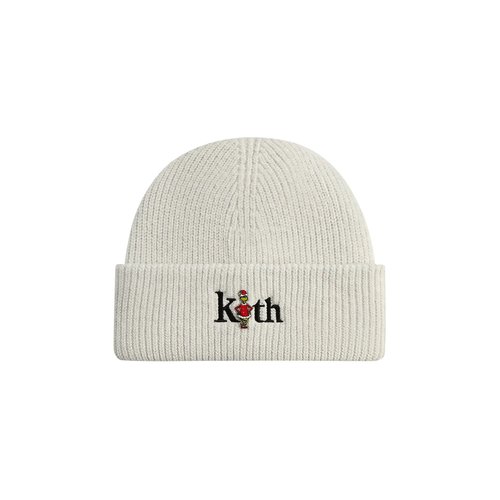 Kith x The Grinch Mia Beanie | Cream | Size Onesize - KHM050887 002