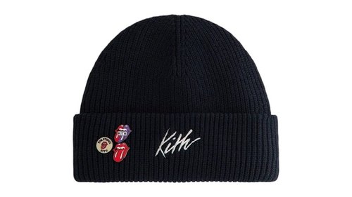 Kith x The Rolling Stones Mia Beanie - Black - KHM051004