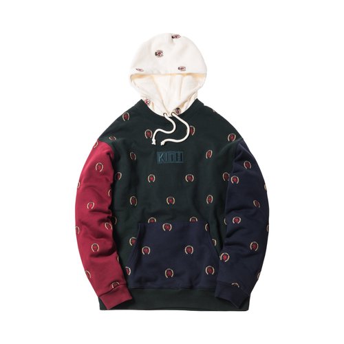 Kith x Tommy Hilfiger Full Embroidered Crest Hoodie - Multicolor
