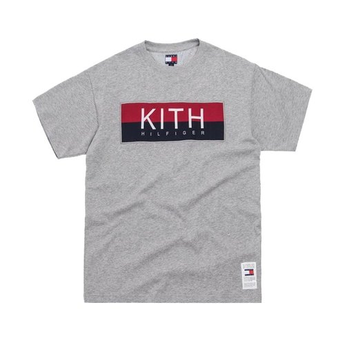 Kith x Tommy Hilfiger Logo Tee Shirt - Grey