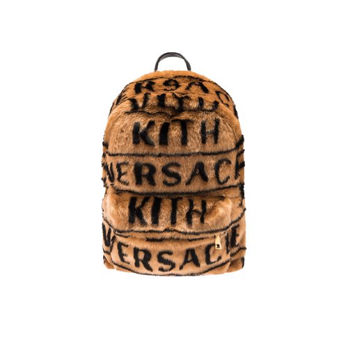 Kith x Versace Fur Backpack - Brown
