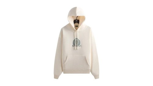 Kith x Wilson Crest Nelson Hoodie - Sandrift - KHM033615