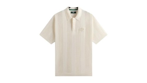 Kith x Wilson Crochet Polo - Sandrift - WMK0026511GYC
