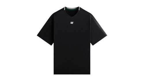 Kith x Wilson Ellsworth Court Tee | Size L - Black - WMK0016511BKA