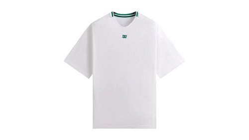 Kith x Wilson Ellsworth Court Tee | Size L - White - WMK0016511WTA