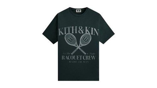 Kith x Wilson Racquet Crew Vintage Tee Shirt - Stadium - KHM033618