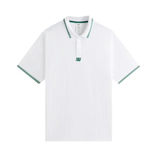 Kith x Wilson Renshaw Court Polo | Size L - White - WMK0019511WTA