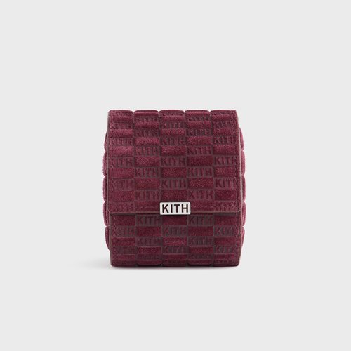 Kith Monogram Suede Leather Single Watch Roll - Magma - MSL0037-601