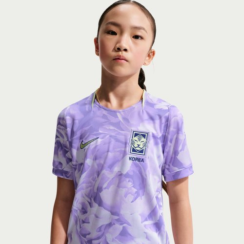 South Korea National Team 2026 Stadium Away Nike Dri-FIT Soccer Jersey - Space Purple/Amethyst Tint/Global Blue/Light Liquid Lime - IB5217-567