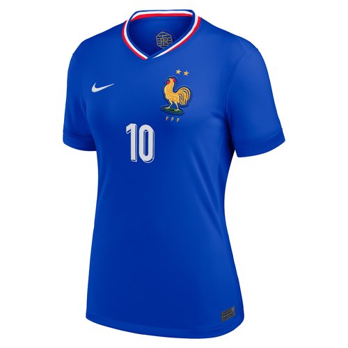 Kylian MbappÃ© France National Team 2024 Stadium Home Nike Dri-FIT Soccer Jersey - Blue - N201351094-FFF