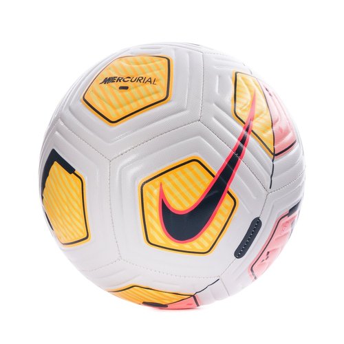Kylian MbappÃ© Academy Nike Soccer Ball - White/Light Laser Orange/Hyper Pink - FZ3039-100
