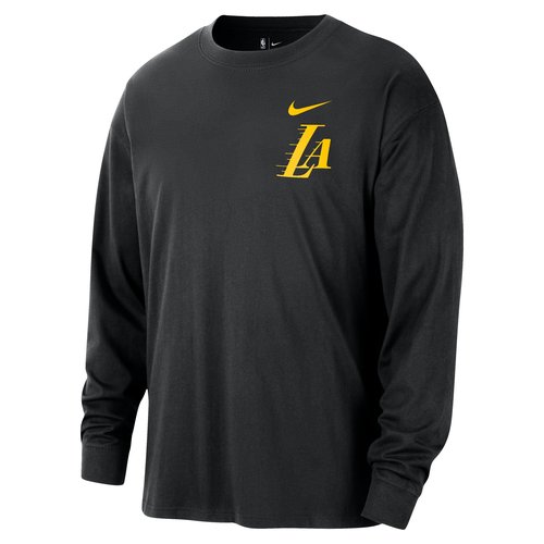 LA Lakers Essential City Edition Nike NBA Long-Sleeve T-Shirt - Black - HV5589-010