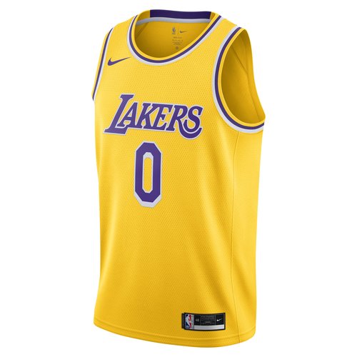 Lakers Icon Edition 2020 Nike NBA Swingman Jersey - Amarillo/Field Purple - CW3669-741