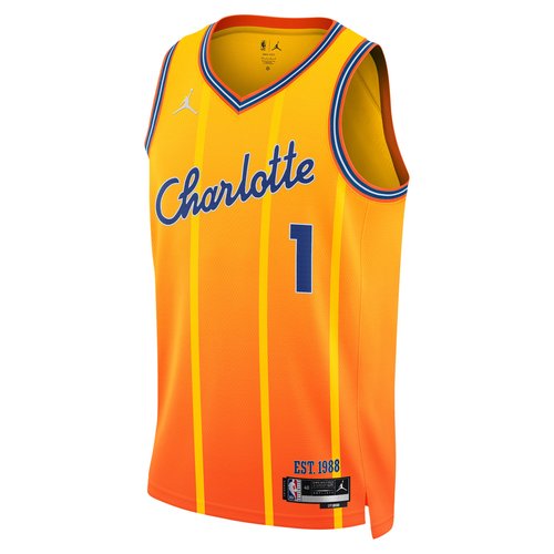 LaMelo Ball Charlotte Hornets City Edition Nike NBA Swingman Jersey - Brilliant Orange - HM5975-821