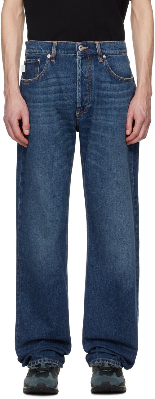 Lanvin Blue Straight-Leg Jeans - Medium Blue23 - RM-TR0147-D086-P25