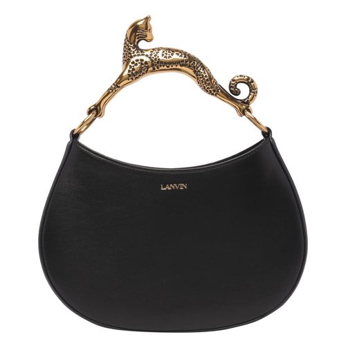 Lanvin Cat Hobo Bag - Black - BGSHC1NAPA10X