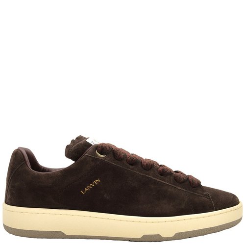 Lanvin Curb Lite Suede Low-Top - Brown - FM-SKDK0B-VESU-A23-LIGHTBROWN