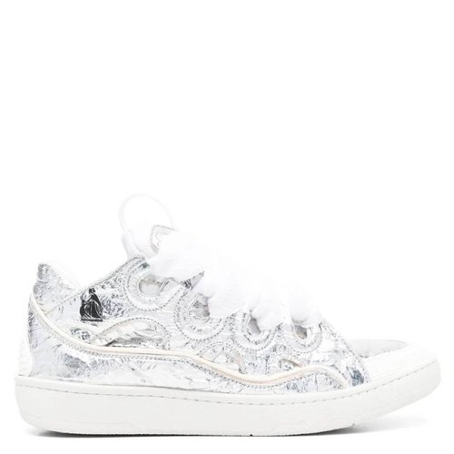 Lanvin Curb Metallic Leather - Silver Tone - FW-SKDK02-META-P24-SILVER