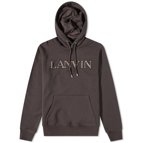 Lanvin Curb Popover Hoodie - Ebony - RM-HO0010-J209-E23-101