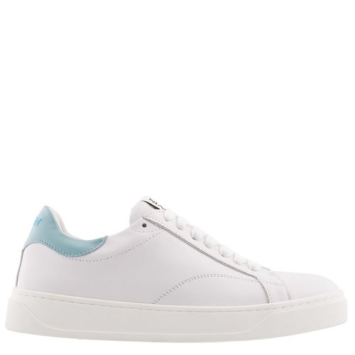 Lanvin DDB0 Leather Low-Top - Blue - FW-SKDK0A-GOTE-A23-WHITE/BLUE