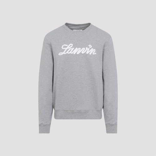 Lanvin Embroidered Logo Sweatshirt - RMSS0001F047P26100HEATHERGREY