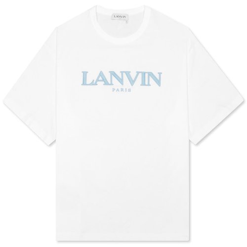 Lanvin Paris Embroidered T-Shirt - Optic White - RM-TS0009-J007-E21-01