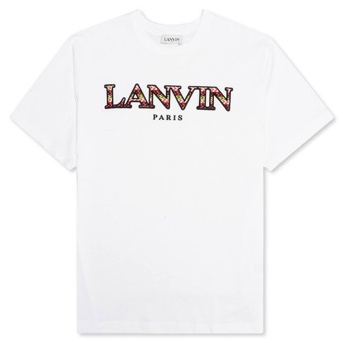 Lanvin Regular Curb T-Shirt - Optic White - RM-TS0005-J207-A22-01
