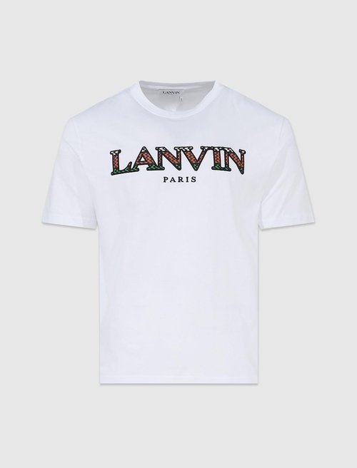 Lanvin Logo T-Shirt - Teal Blue - RM-TS0002-J121-H21
