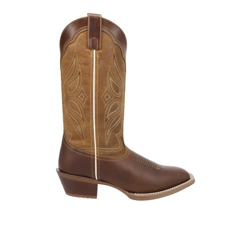 Laredo IrOn Belle Square Toe Pull On Cowboy Boots - Brown - 2.030