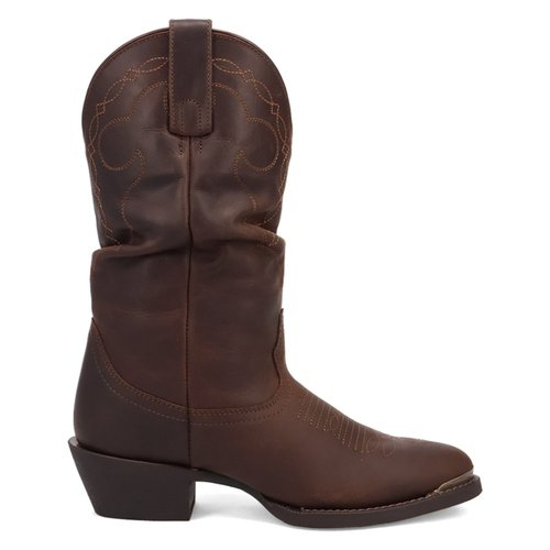 Laredo Lazy River Round Toe Pull On Cowboy Boots - Brown - 2.0016