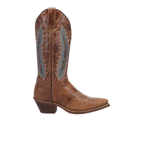Laredo Sundra Snip Toe Pull On Cowboy Boots - Brown - 2.081