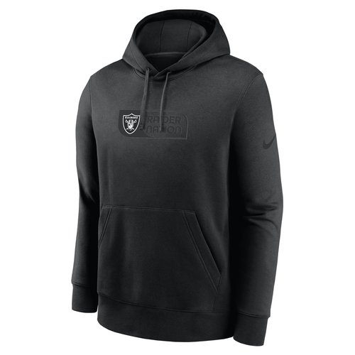 Las Vegas Raiders Edge Nike NFL Pullover Hoodie - Black - 01D100A8D-RS5