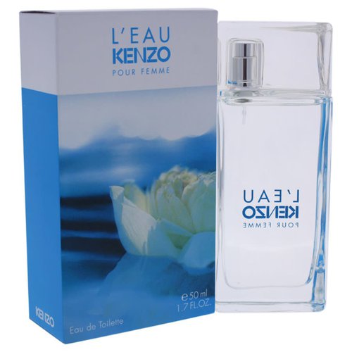 KENZO Ladies L'eau Pour Femme EDT Spray 1.7 oz Fragrances 3274872333918 - Green/Pink/White - 327487233391.8. OZ