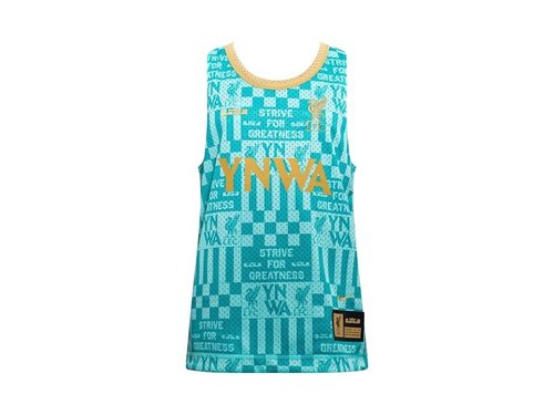 Lebron x Liverpool FC Culture of Basketball Nike Reversible Soccer Jersey - Tropical Twist/Black/Washed Teal/Truly Gold - FQ4128-305