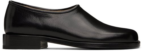 LEMAIRE Black Anatomic Slip On Loafers - Bk999 Black - F.0174
