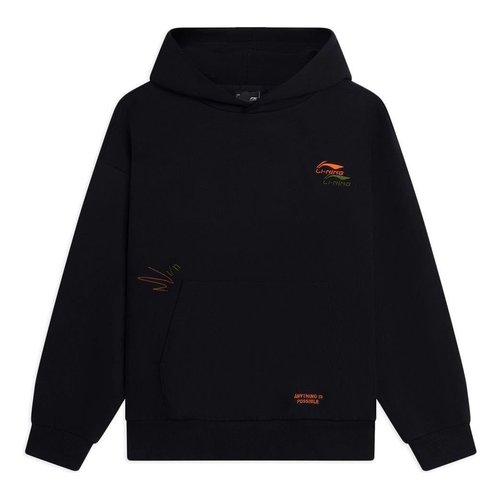Li-Ning Anything Is Possible Graphic Hoodie - Black/Multi-Color - AWDSF73.4
